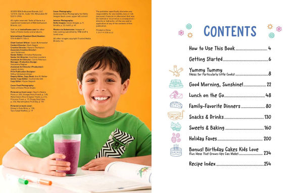 Taste of Home Kids Can Cook!: 171 Easy Recipes Spiral Bound Kids Cookbook with Skill Levels and No Bake Options