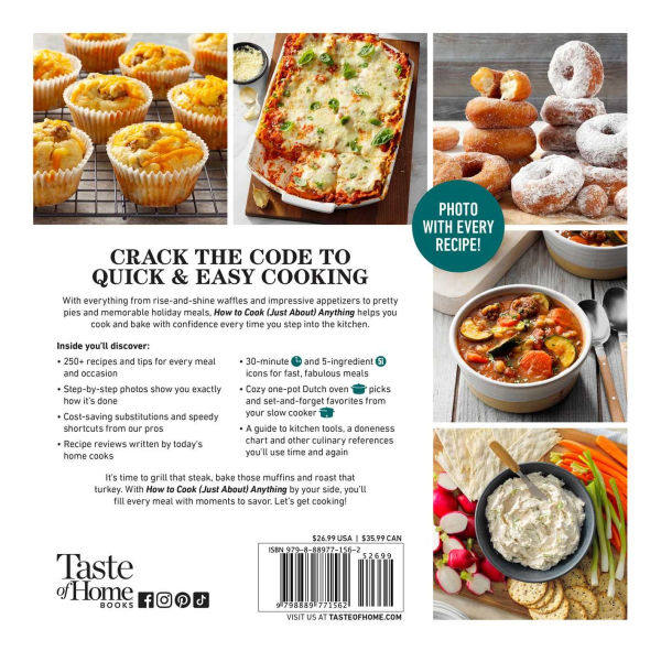 Taste of Home How To Cook (Just About) Anything: 250+ Easy Recipes, Step-by-Step Instructions & Full-Color Photos