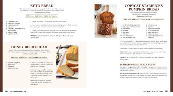 Taste of Home Soups & Breads: 200+ Comforting Recipes for Soups, Stews, Chowders, and Homemade Breads