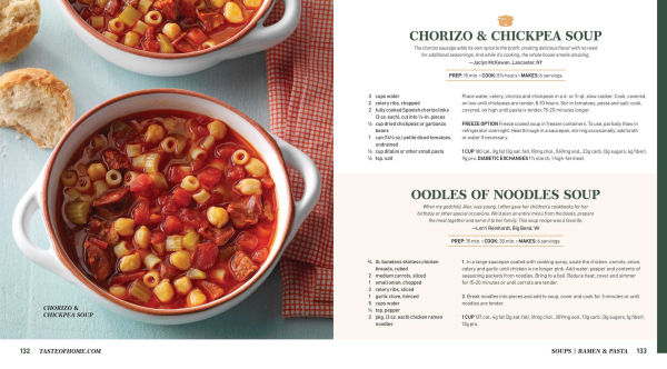 Taste of Home Soups & Breads: 200+ Comforting Recipes for Soups, Stews, Chowders, and Homemade Breads