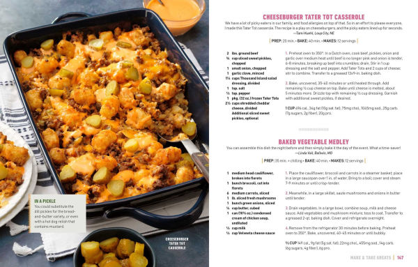 Taste of Home Casseroles: Over 150 Easy Meal in One Recipes Bonus Chapter Includes 8x8 Casseroles