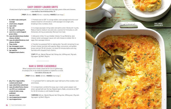 Taste of Home Casseroles: Over 150 Easy Meal in One Recipes Bonus Chapter Includes 8x8 Casseroles