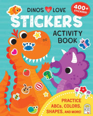 Title: Dinos Love Stickers Activity Book, Author: Pterry Redwing