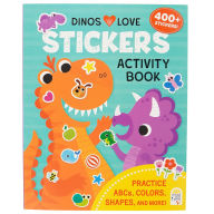 Title: Dinos Love Stickers Activity Book, Author: Pterry Redwing