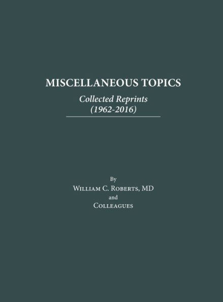 Miscellaneous Topics: Collected Reprints