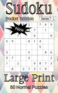 Title: Sudoku Series 7 Pocket Edition - Puzzle Book for Adults - Normal - 50 puzzles - Large Print - Book 1, Author: Nelson Flowers