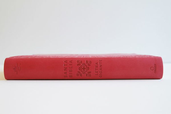 Biblia Reina Valera Revisada 1960 letra súper gigante, símil piel fucsia rosada / Spanish Bible RVR 1960 Super Giant Print, Fuchsia Pink Leathersoft