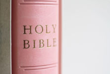 Alternative view 8 of KJV Holy Bible, Giant Print Thinline Large format, Pink Premium Imitation Leather with Ribbon Marker, Red Letter, and Thumb Index