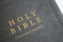 Alternative view 5 of KJV Holy Bible, Giant Print Thinline Large format, Gray Premium Imitation Leathe r with Ribbon Marker, Red Letter, and Thumb Index