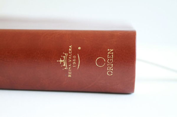 Biblia Reina Valera Revisada 1960 letra súper gigante, símil piel marrón / Spanish Bible RVR 1960 Super Giant Print, Brown Leathersoft