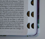 Alternative view 8 of Biblia RVR1960 Tapa dura y tela morada con flores tamaño manual con índice / Spanish Bible RVR 1960, Hardcover, Purple Cloth with Flowers, Handy Size