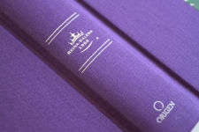 Alternative view 10 of Biblia RVR1960 Tapa dura y tela morada con flores tamaño manual con índice / Spanish Bible RVR 1960, Hardcover, Purple Cloth with Flowers, Handy Size