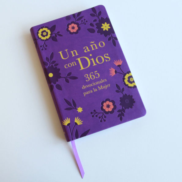 Un año con Dios: 365 devocionales para la mujer / A Year with God. Purple Leathersoft: 365 Devotions for Women
