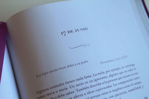 Un año con Dios: 365 devocionales para la mujer / A Year with God. Purple Leathersoft: 365 Devotions for Women