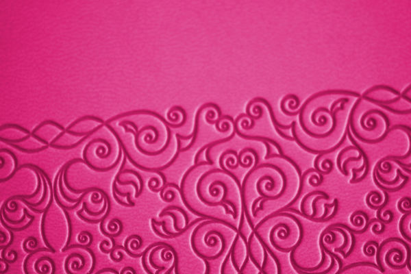 KJV Holy Bible, Large Print Medium format, Fuchsia Faux Leather w/Ribbon Marker, Red Letter, thumb Index