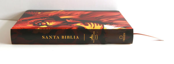 Biblia RVR 1960 letra grande tamaño manual, TD León de Judá marrón (Edición cantos pintados) / Spanish Bible RVR 1960 Handy Size Large, Hardcover Lion of