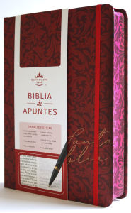 Title: Biblia de Apuntes RVR 1960 Tapa dura, Vino tinto (Edición cantos pintados) / Spanish Journalling Bible RVR 1960 Hardcover Burgundy, Author: Reina Valera Revisada 1960