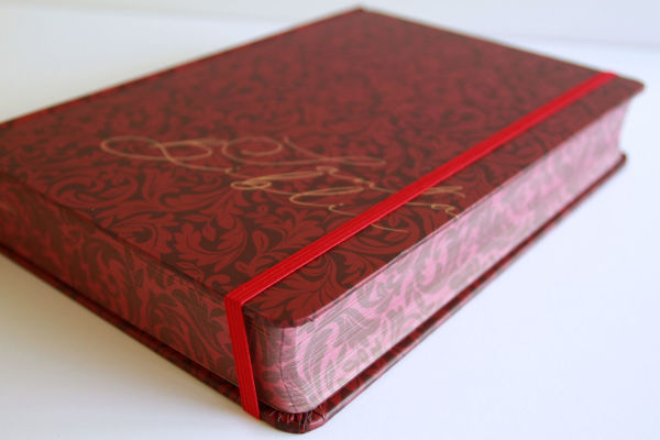 Biblia de Apuntes RVR 1960 Tapa dura, Vino tinto (Edición cantos pintados) / Spanish Journalling Bible RVR 1960 Hardcover Burgundy