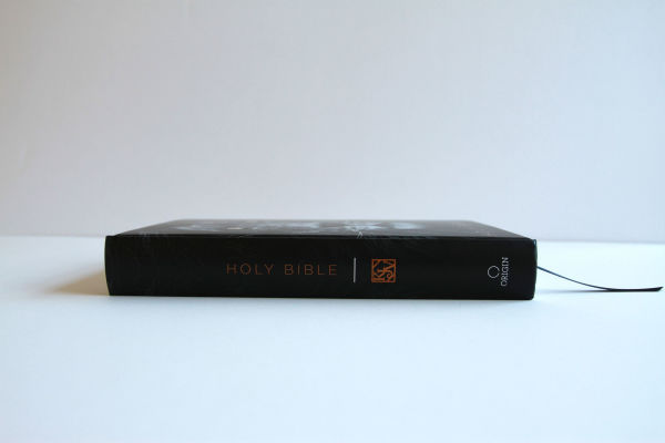 KJV Holy Bible, Large Print, Handy Size format, Hardcover, Lion of Judah, Ribbon Marker, and Red Letter