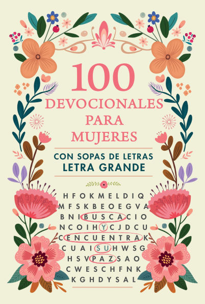100 devocionales para mujeres. Con sopa de letras (letra grande) / One Hundred Devotionals for Woman with Word Search