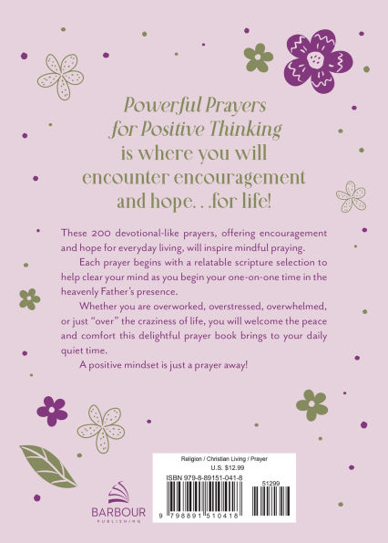 Powerful Prayers for Positive Thinking: 200 Days to Refresh Your Spiritual and Emotional Health