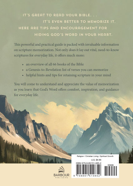 Men's Scripture Memory Guide: Learning God's Word from Genesis to Revelation