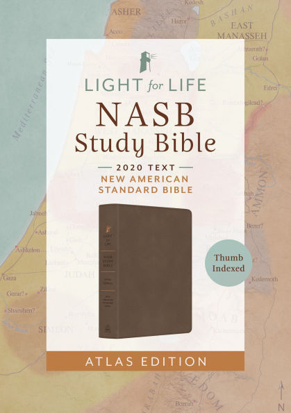 The Light for Life NASB Study Bible--Atlas Edition [Thumb Indexed] (Mocha Brown)