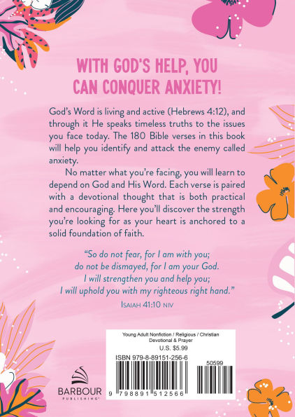 180 Bible Verses for Conquering Anxiety for Teen Girls: A Devotional