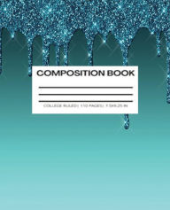 Title: Composition Notebook - Light Blue Drip, Author: Freedom Books