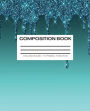 Composition Notebook - Light Blue Drip