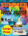 Summer Fun Word Search Book - Large Print