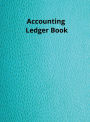 Accounting Ledger - Turquoise: Hardcover