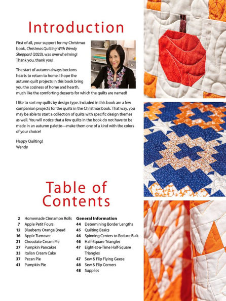 Autumn Quilting with Wendy Sheppard