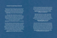 Alternative view 6 of The Jewish Way to a Good Life: Find Happiness, Build Community, and Embrace Lovingkindness