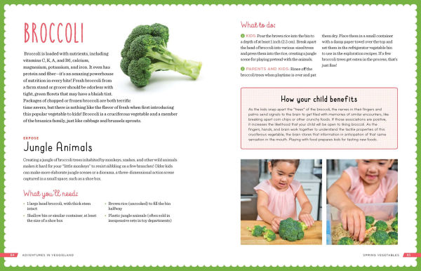 Adventures Veggieland: Help Your Kids Learn to Love Vegetables - with 100 Easy Activities and Recipes