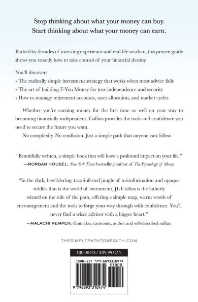 The Simple Path to Wealth (Revised & Expanded 2025 Edition): Your Road Map to Financial Independence and a Rich, Free Life (College Graduation Gift)