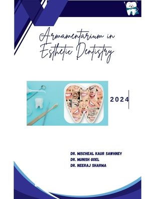 Armamentarium Esthetic Dentistry
