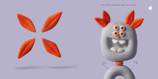 1-2-3 Monsters: A Little Monsters Counting Book