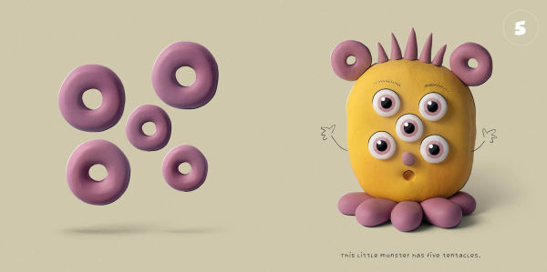 1-2-3 Monsters: A Little Monsters Counting Book