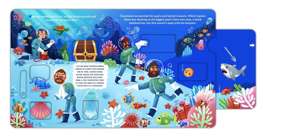 Lit for Little Hands: 20,000 Leagues Under the Sea: An Interactive Board Book Adapting the Classic for Kids