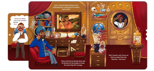 Lit for Little Hands: 20,000 Leagues Under the Sea: An Interactive Board Book Adapting the Classic for Kids