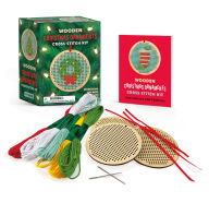 Title: Wooden Christmas Ornaments Cross-Stitch Kit: Everything You Need to Create 3 Keepsakes, Author: Sosae Caetano