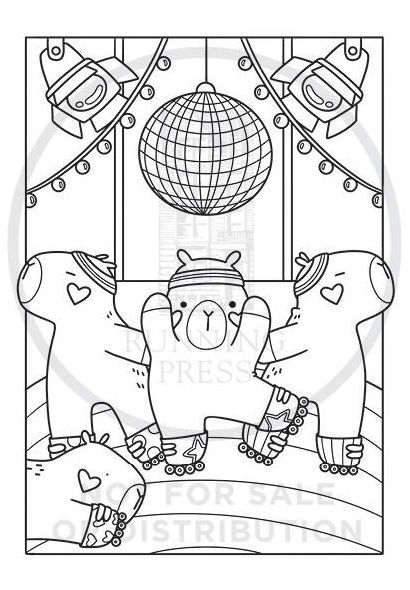 Super-Cute Capybaras: A Cozy Creatures Coloring Book