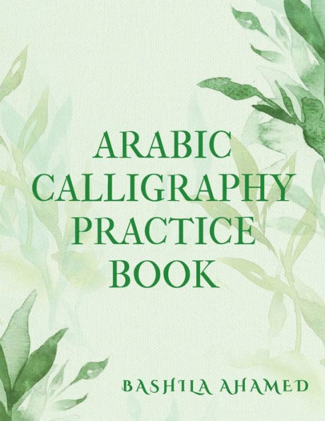 Arabic calligraphy practice book