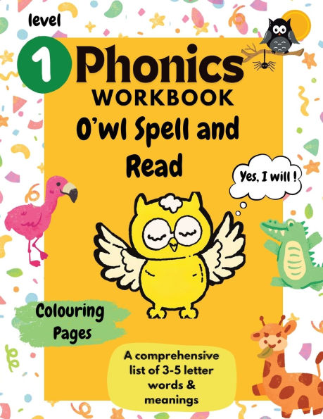 O'wl Spell and Read: Phonics Workbook Level 1