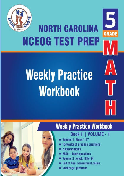 North Carolina State (NC EOG) Test Prep , 5th Grade MATH Student Edition,Volume 1