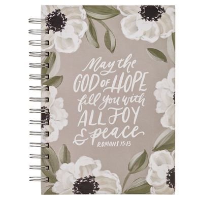 Journal Spiral-Bound May the God of All Hope Fill You with Joy Rom. 15:13
