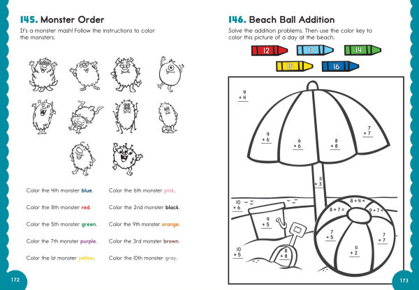 I'm On My Way to First Grade Summer Workbook: 200+ Pages of Games & Activities