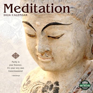 Meditation 2024 Wall Calendar By Amber Lotus Publishing Barnes Noble   9798898000066 P0 V1 S600x595 