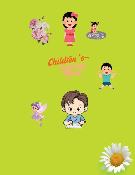 Children's Coloring Book: Coloring book for kids includes animals, flowers, scenery, mandala etc